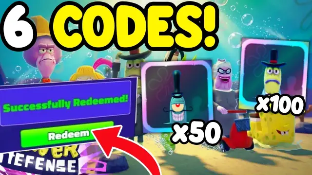 SpongeBob Tower Defense Codes (October 2026) – Working Codes