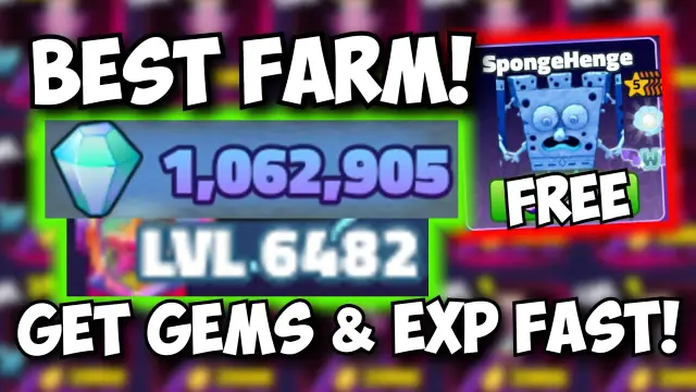 SpongeBob Tower Defense gem farm Guide: Fast AFK Methods & Routes